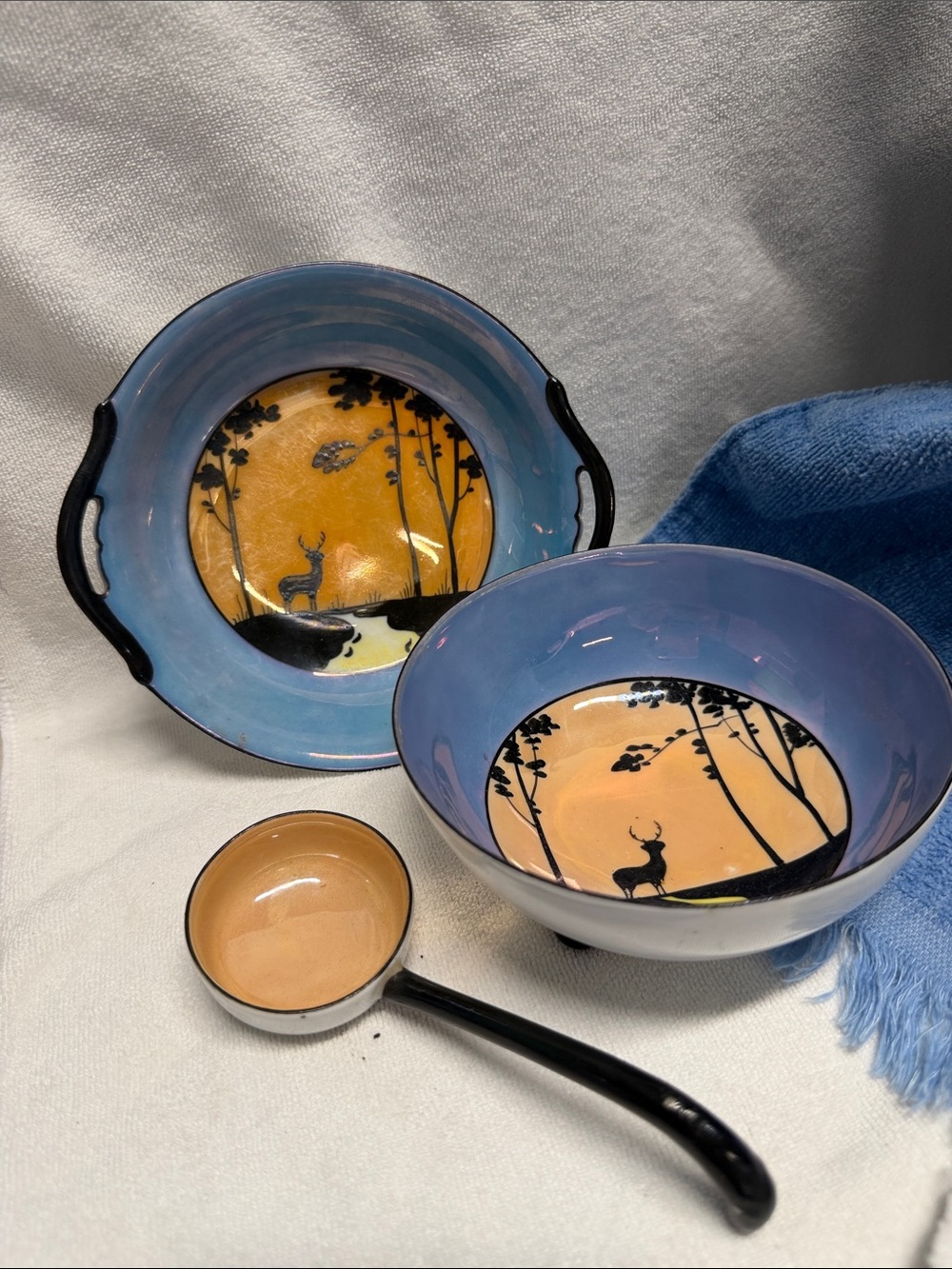 Lusterware James Studio Mayonnaise Set…Vintage